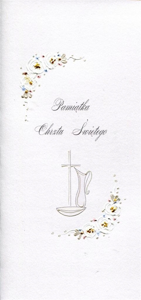 KARNET CHRZEST DL C13 - CHRZCIELNICA