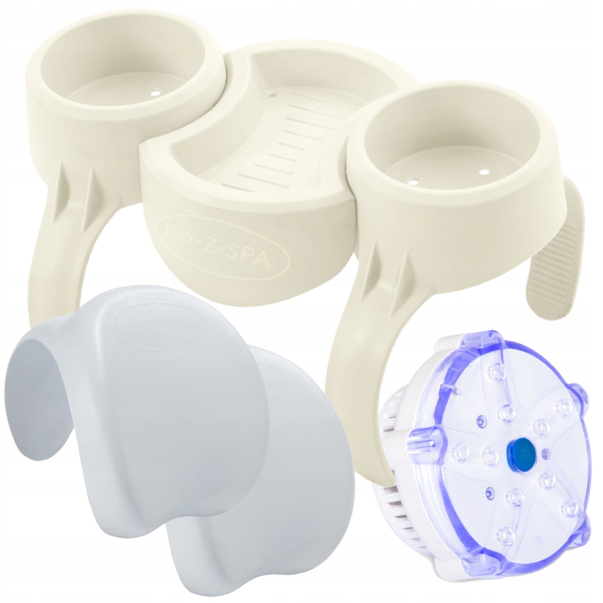 Držiak Na Nápoje Bestway Lay-z-spa 2 Vankúše Do Vírivky Led Lampička Rgb