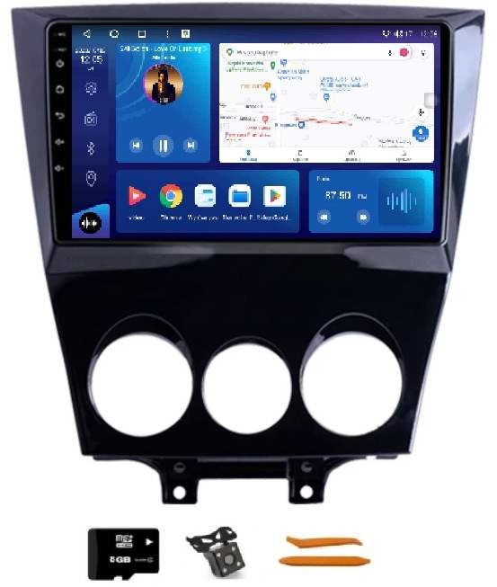 Radio Android Navigácia Mazda RX8 03-12 4/64GB Lte 4G CarPlay Gps