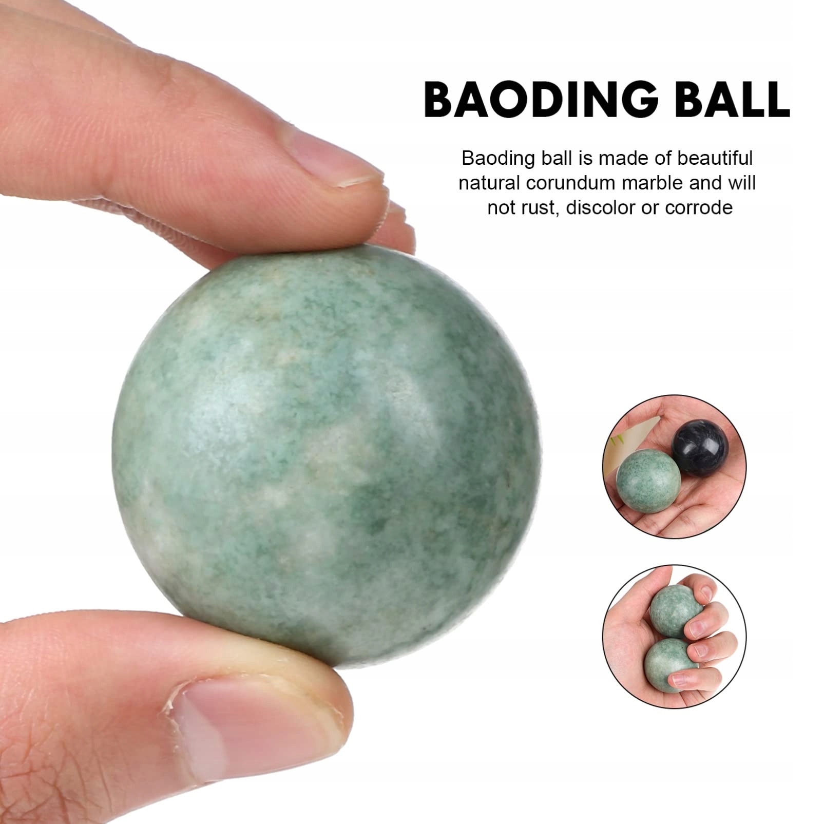 HEALIFTY Zestaw 4 Chińskie Kule Baoding Do Ćwiczeń i Masażu Rąk — miniatura 4