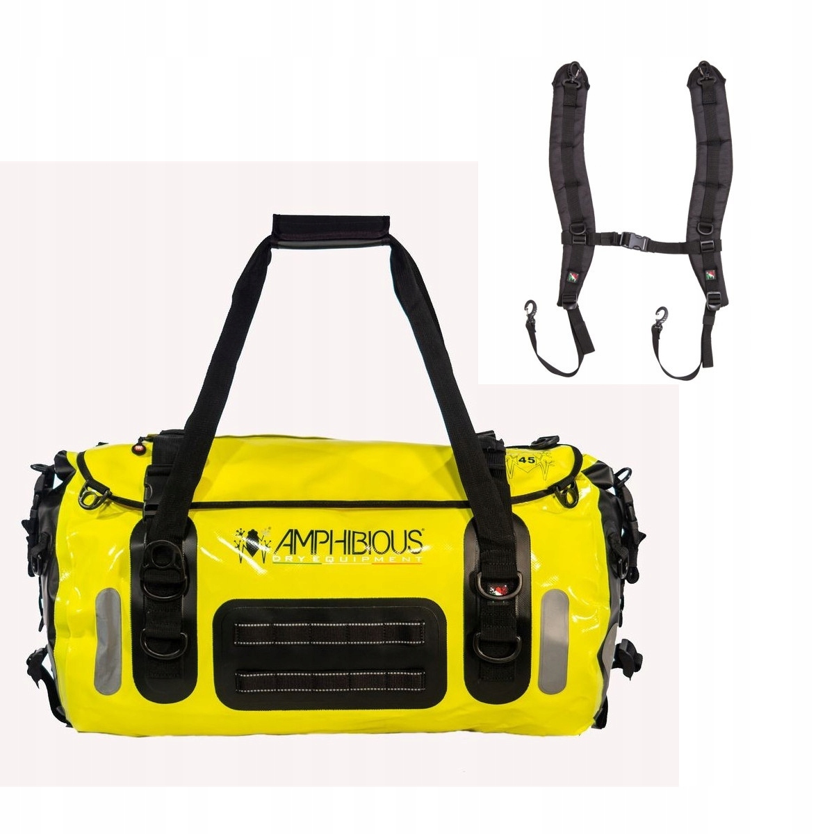 Voděodolná cestovní taška Amphibious Voyager II 60L Fluo BS-2260.F4