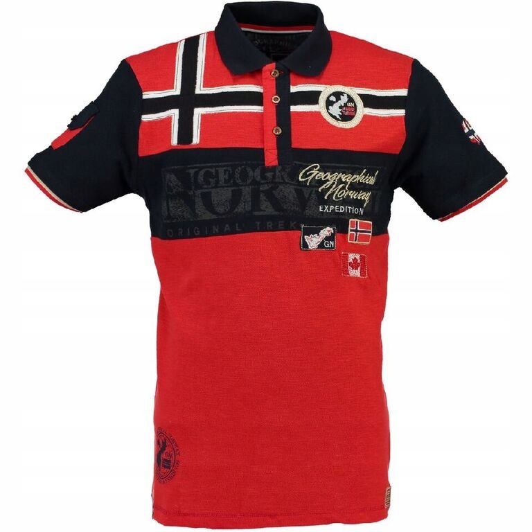 Geographical Norway polokošile pánská Klipo Ss Men 100 M červená