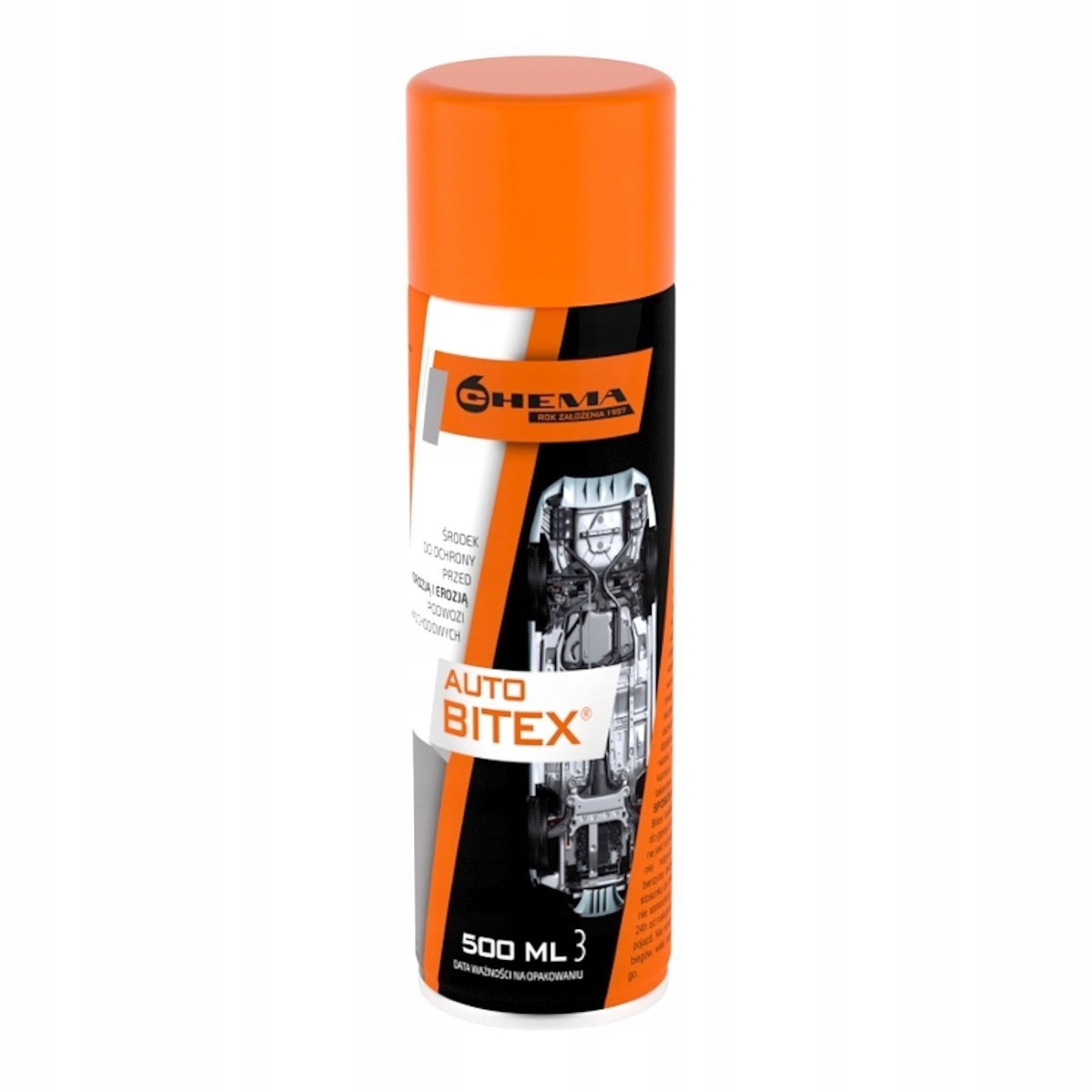 

Bitex spray 500ml do ochrony podwozi samochodowych