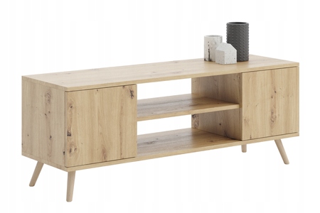 Rtv skrinka Focus 135 cm Dub artisan Stolík pod televízor, komoda do obývačky