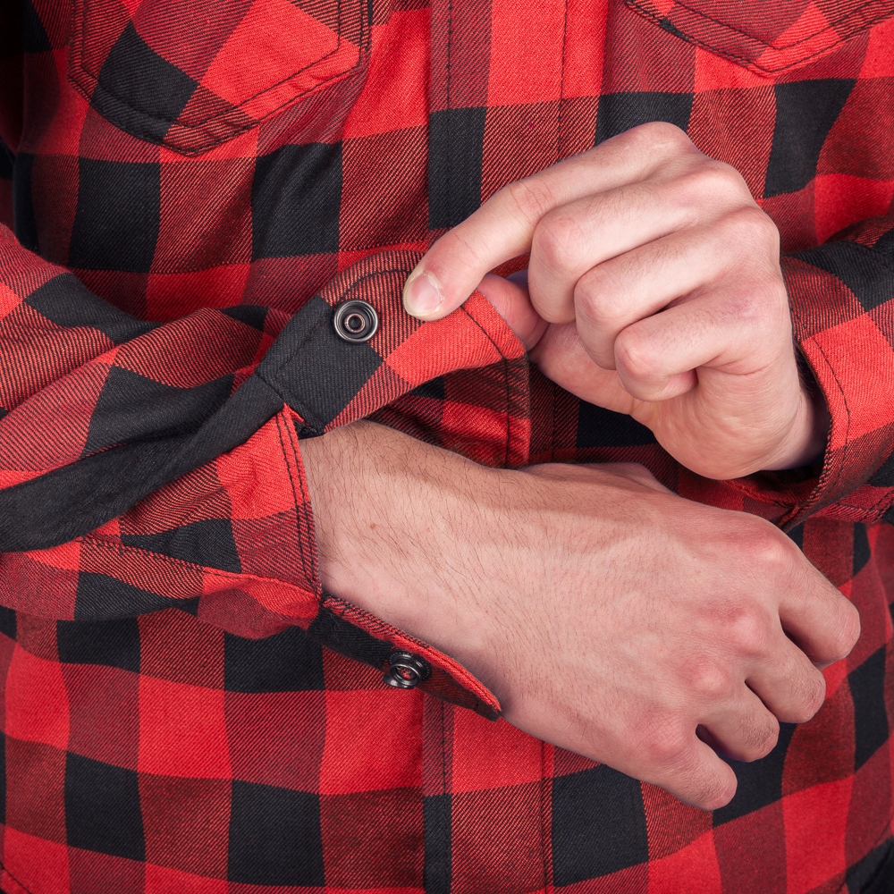 WOLF MĘSKA KOSZULA MOTOCYKLOWA Z KEVLAREM LS01 KOMPLET PROTEKTORÓW RED M Przeznaczenie miasto