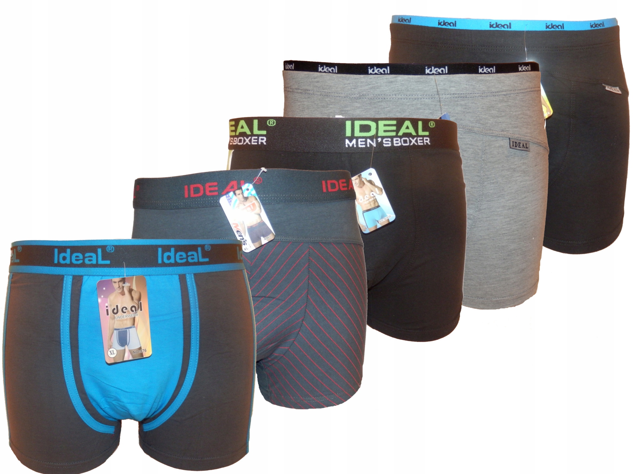 

Bokserki Męskie Ideal rozmiar XL Pakiet 5 sztuk