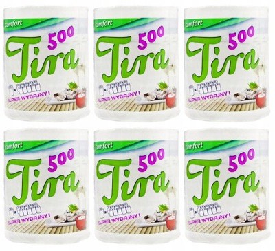 

Tira Celulozowy Ręcznik Papierowy 500 Listków x 6