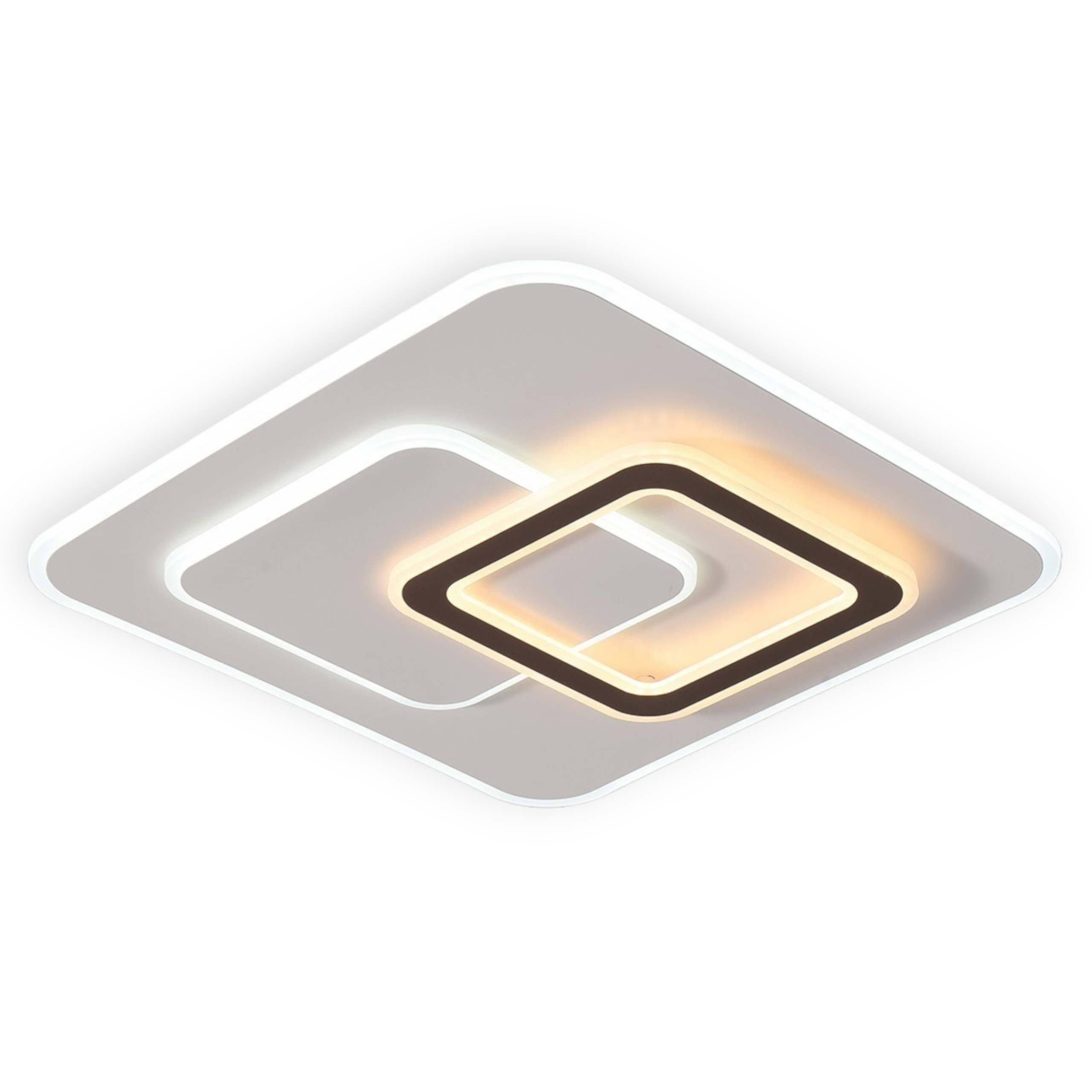 Stropní Svítidlo Stropní Svítidlo Led 46 CM, Čtvercový Lustr, 3 Barvy, Závěsná