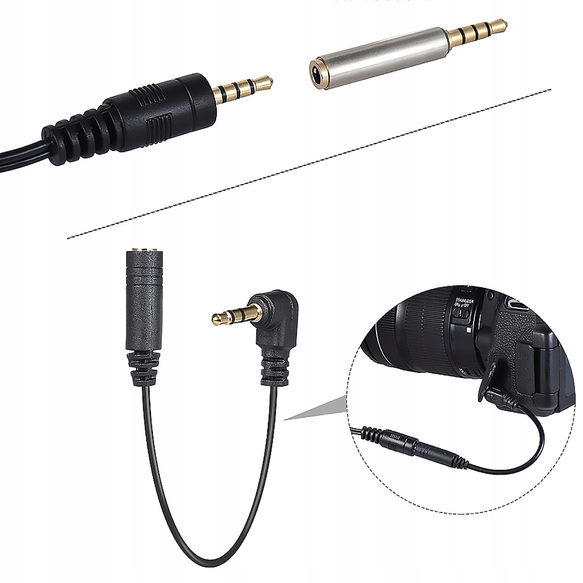 Pojedynczy pojemnościowy mikrofon krawatowy AriMic S-1,5m Zasilanie Phantom