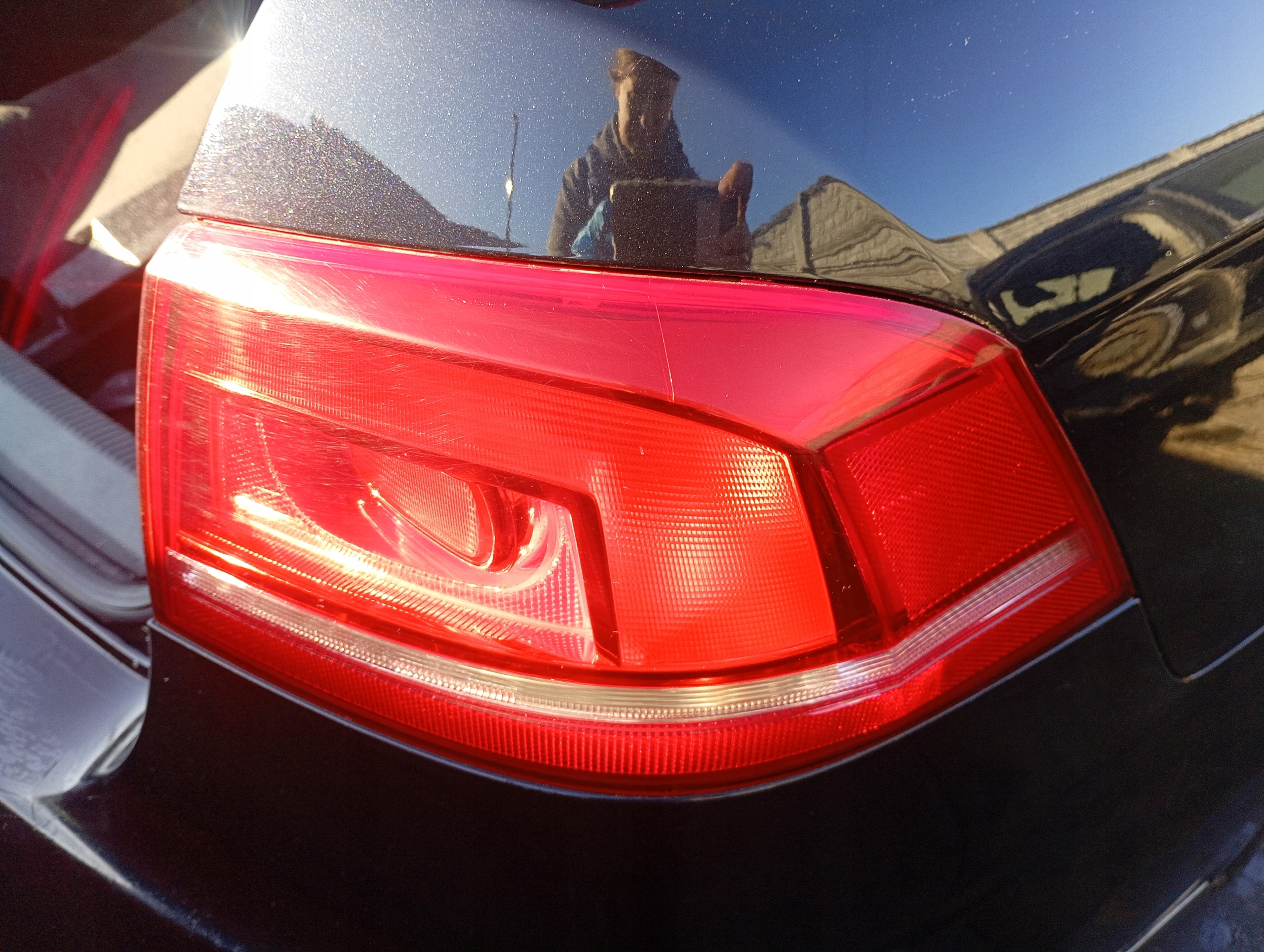 VW Passat B7 10-14 light right rear rear part