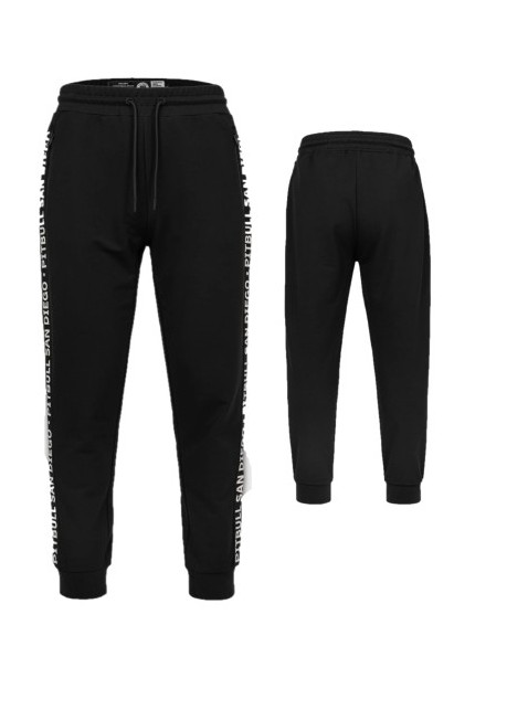 Pitbull West Coast Pánské Teplákové Kalhoty Tape Parker Černá XL