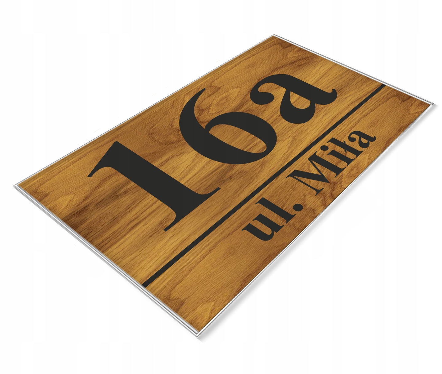 TABLICZKA Z NUMEREM DOMU | TABLICA ADRESOWA | NUMERY NA DOM | WZORY | 32x21 Marka Printima