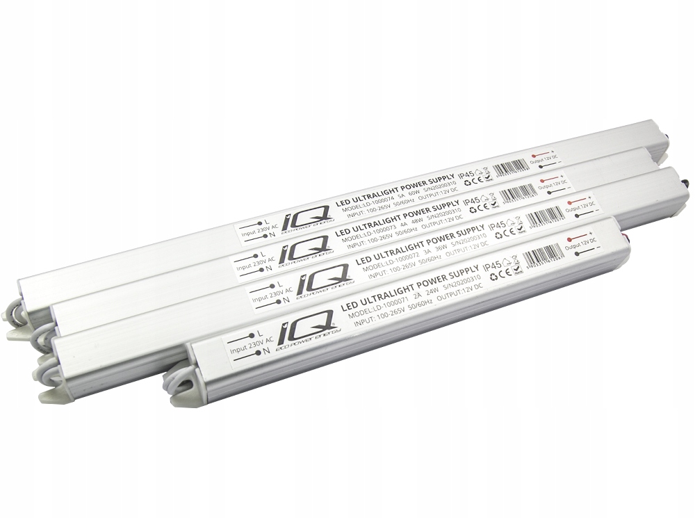 Zasilacz 12V 60W 5A ULTRA SLIM TAŚMY LED ULTRASLIM Marka IQepe