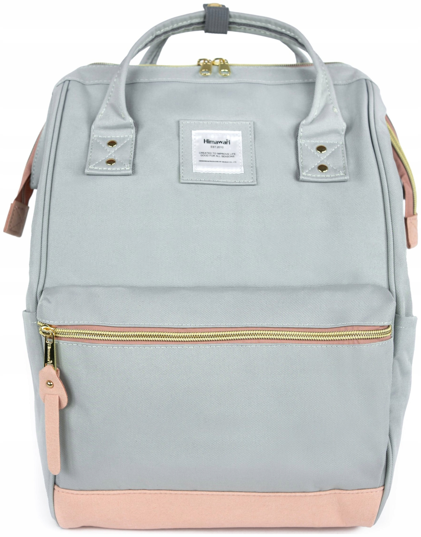 Batoh na notebook Himawari Shammy M stojan, organizér Usb, světle modrý