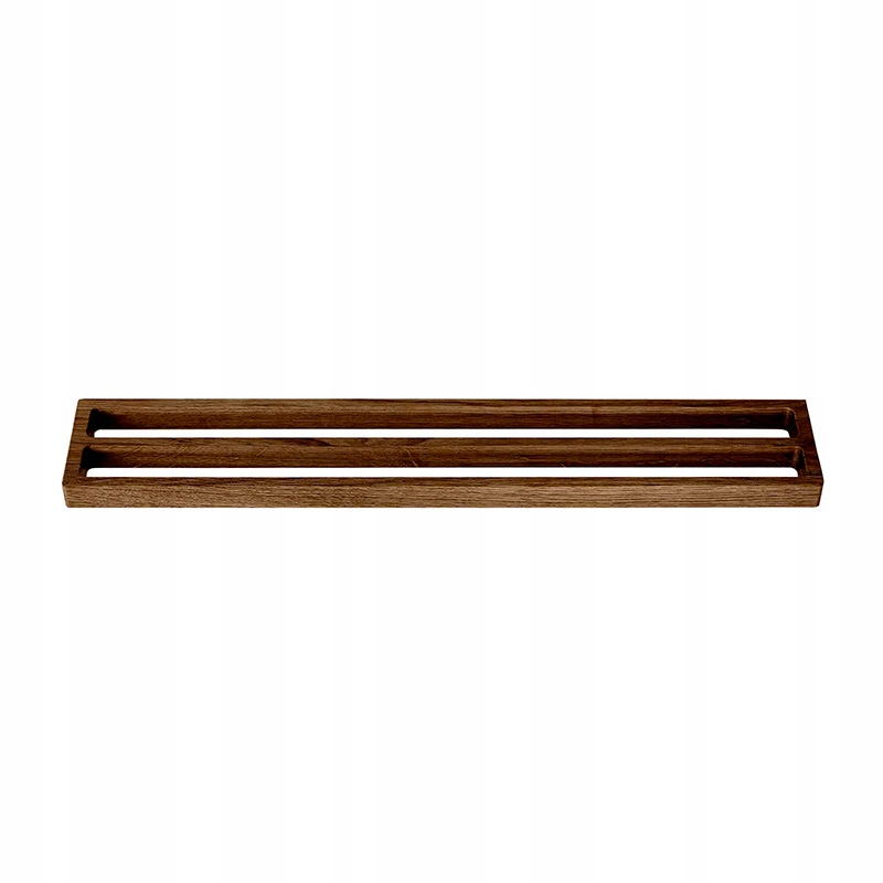 Andersen Bath Dvojitý drevený držiak na uteráky 73,5 cm Tmavý jaseň
