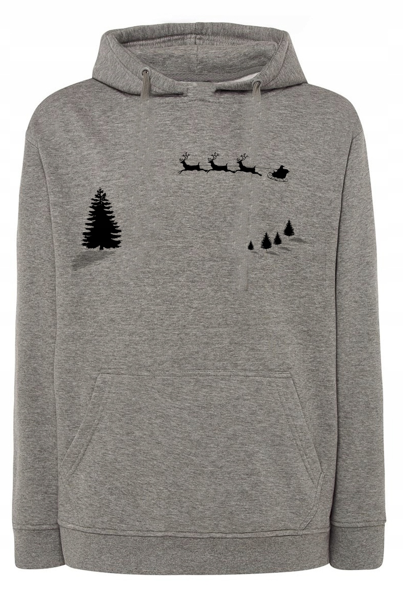 Pánská mikina s vánočním potiskem Mikulášské Sáně r.XS