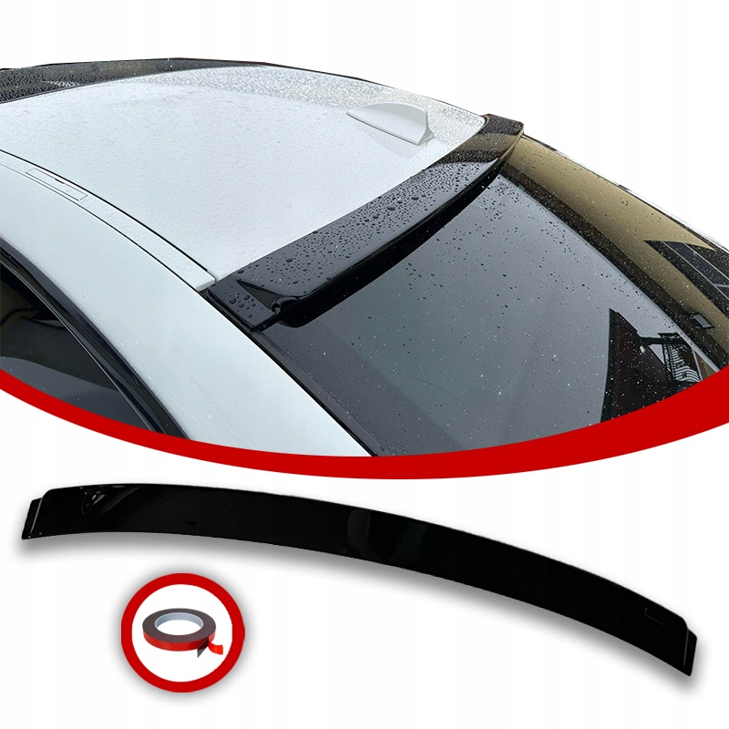 Letka spoiler na zadní sklo/střechu Bmw E92 černý lesk