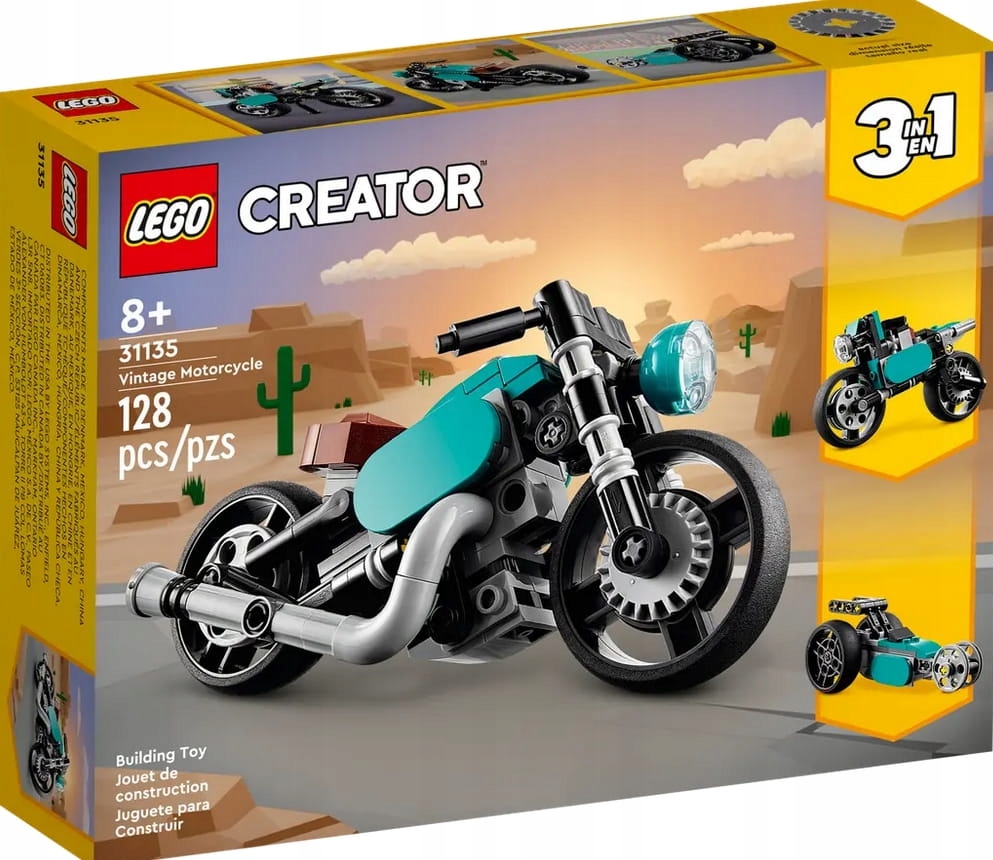 

Lego Creator 31135 Motocykl Vintage 3W1