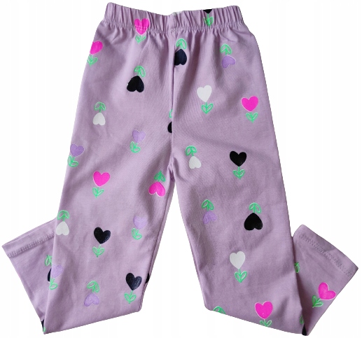 

Legginsy dla dziewczynki dziewczęce getry serca 98