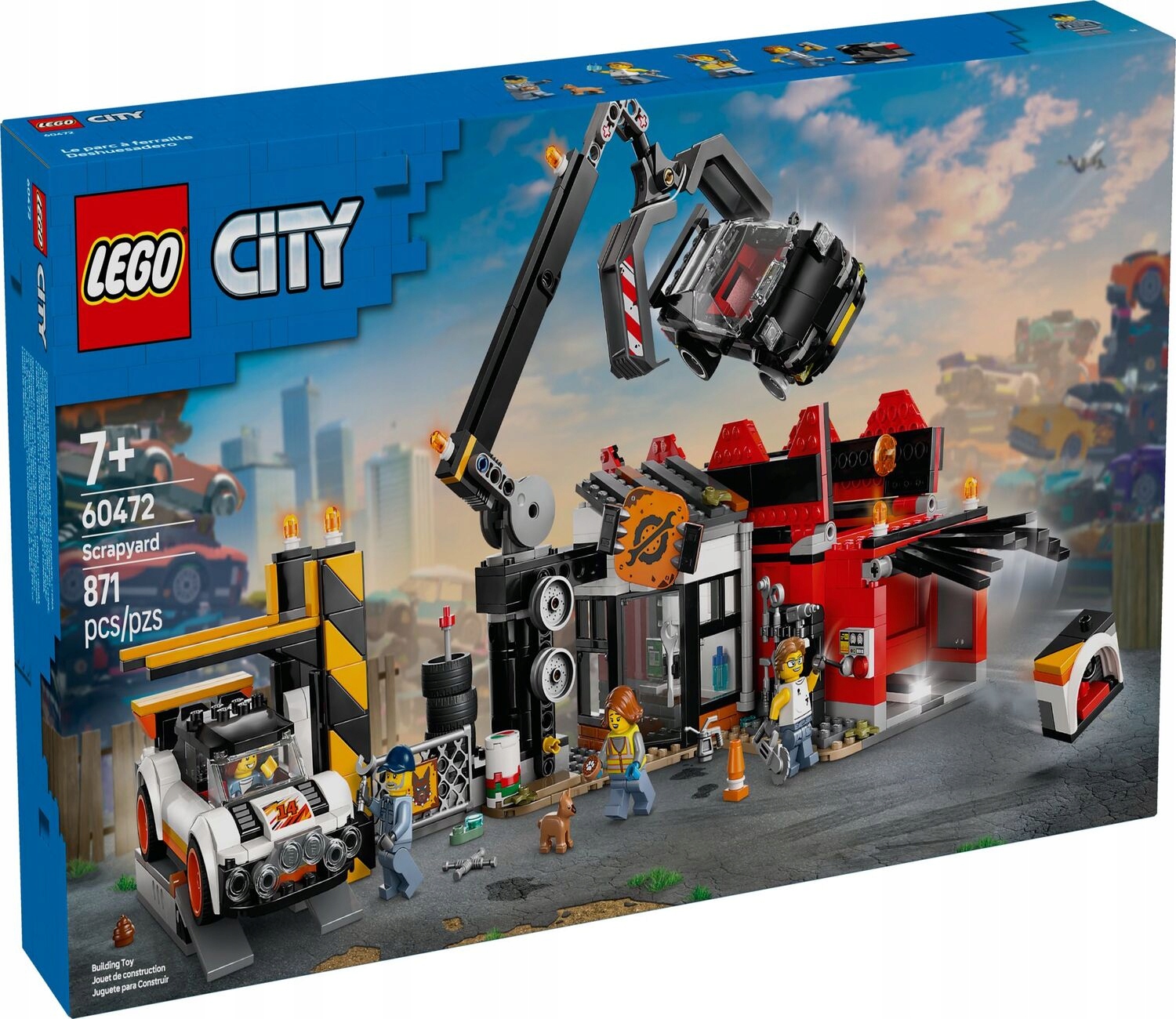 Lego 60472 City Vrakoviště s auty