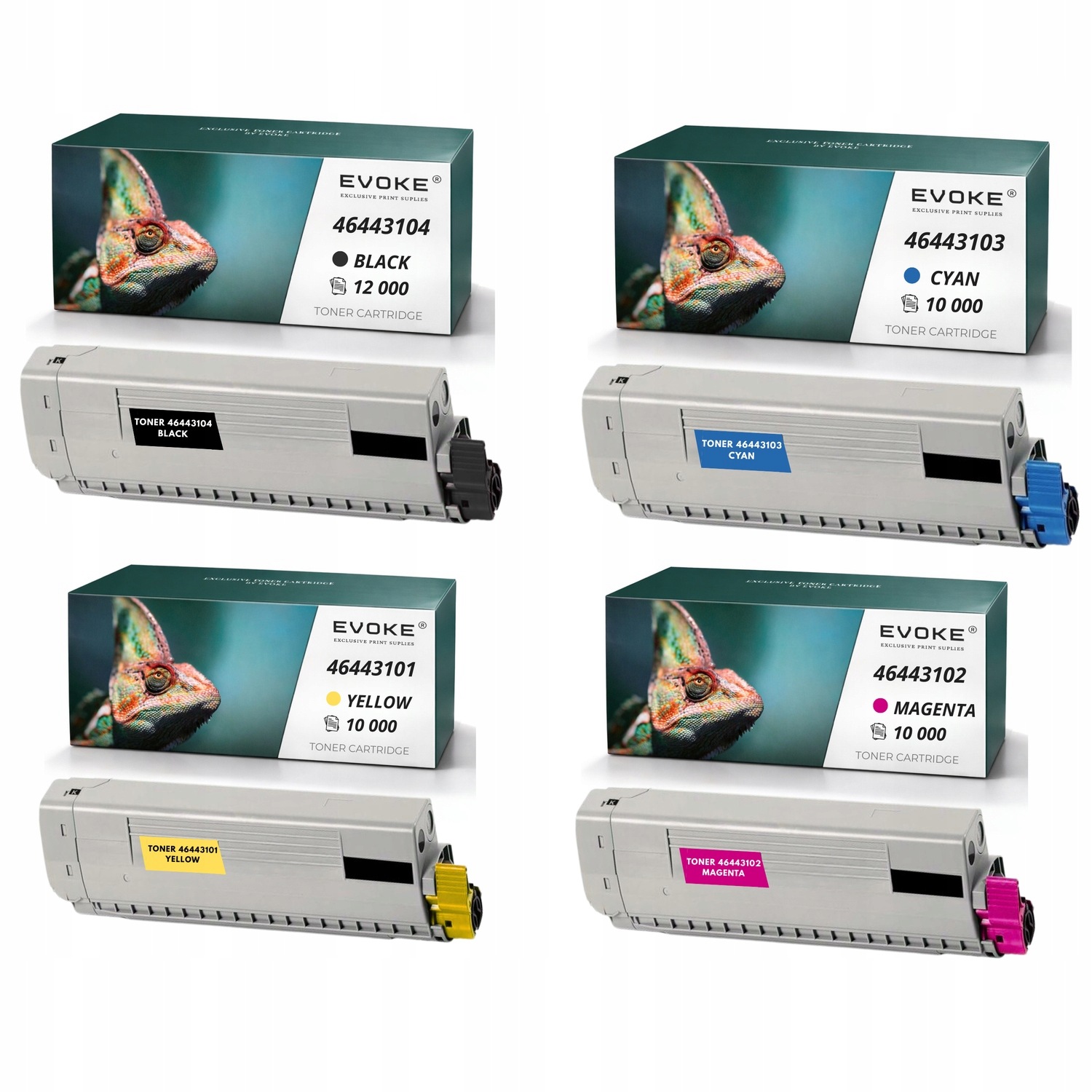 Evoke náhradní toner pro Oki C833 46443104 C833dn C833dt C833n C843dn