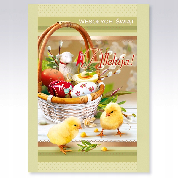 KARNET KARTKA ŚWIĄTECZNA WIELKANOC + KOPERTA 1 szt Kod producenta B6-BL