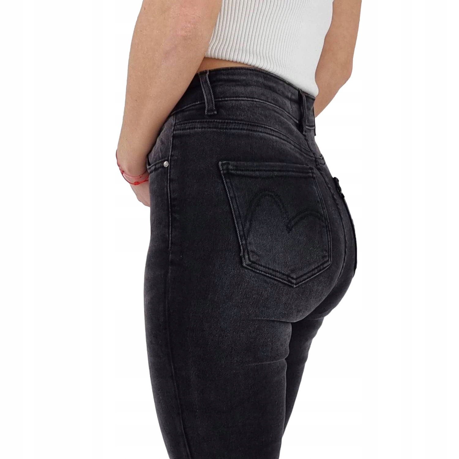 M.sara Damskie Spodnie Modelujące Dopasowane Plus Size