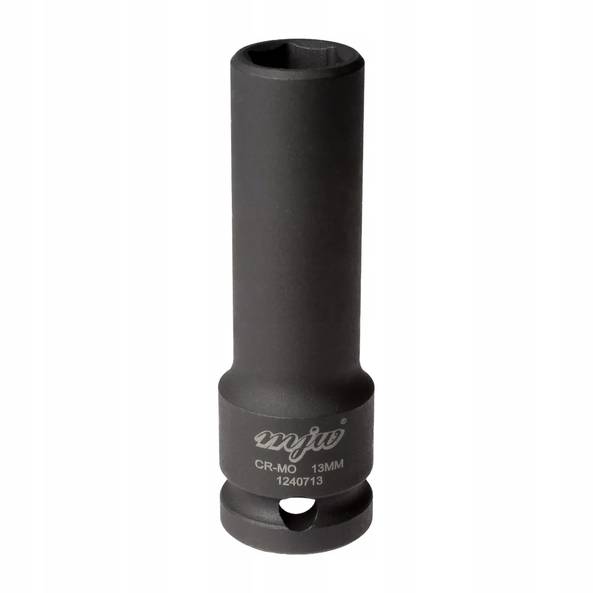 Klucz nasadowy udarowy długi 1/2 stalowa nasadka 6-kąt 13 mm Mjw