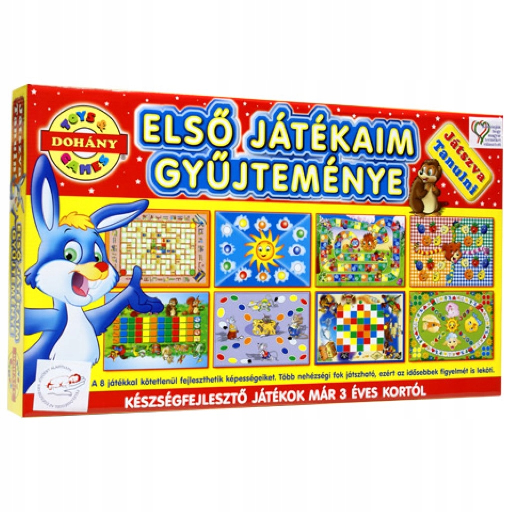 Első játékaim gyűjteménye készségfejlesztő társasjátékok D-Toys