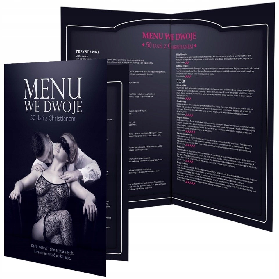 

Pięćdziesiąt Dań Z Christianem Menu We Dwoje