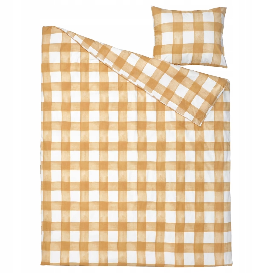 

Ikea Kantnepeta pościel 150x200 50/60 Krata