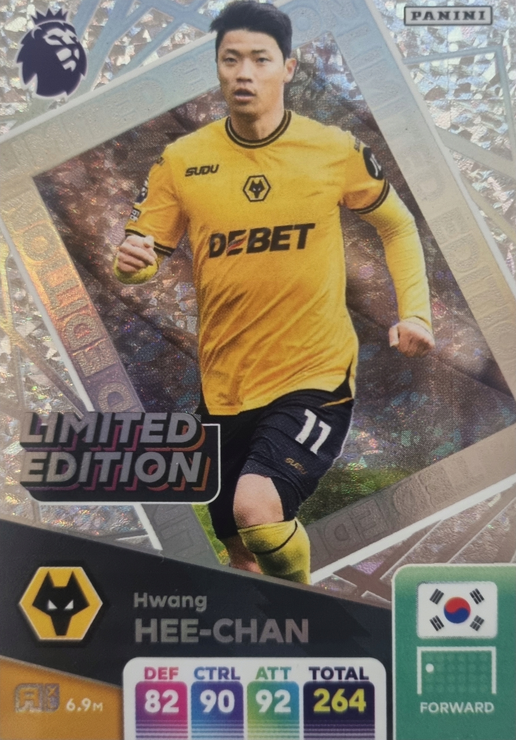 Premier League 2025 Limited Edition Hwang Hee-chan Wolverhampton