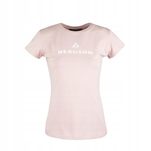 Dámské bavlněné tričko Bergson T2211 Pink, velikost M