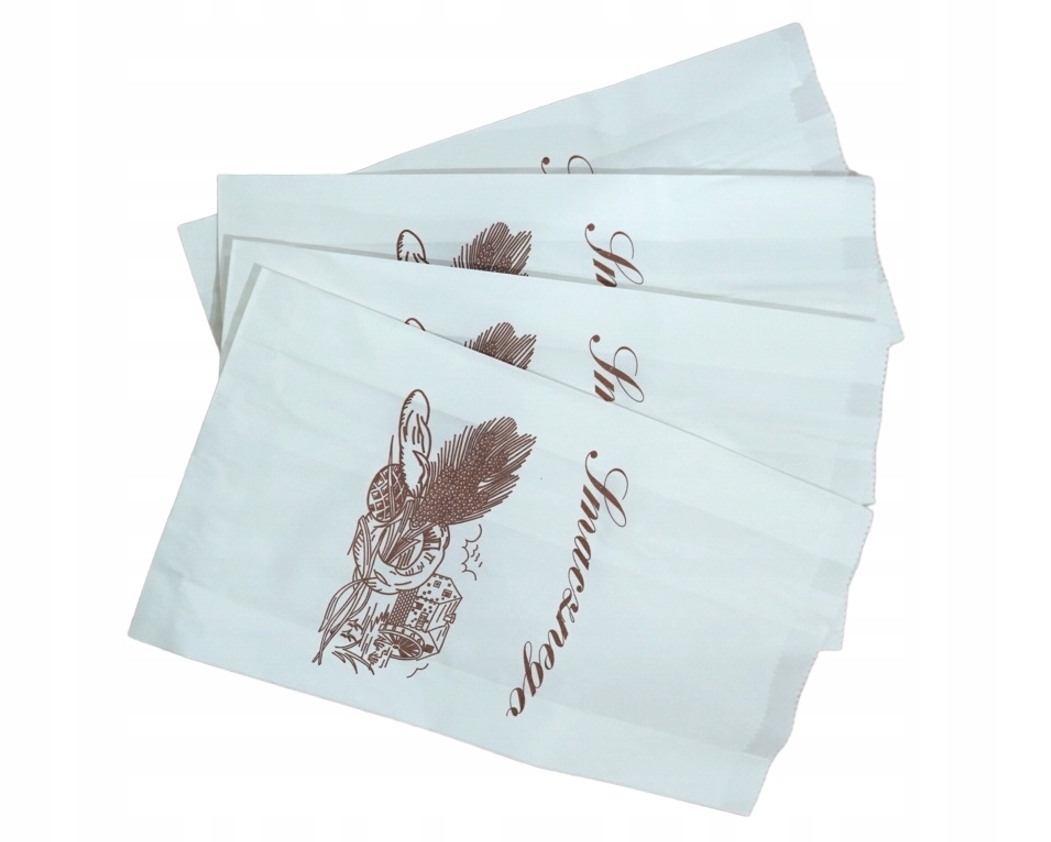 

Torebka fałdowa biała papierowa 15x6x29 1000 szt