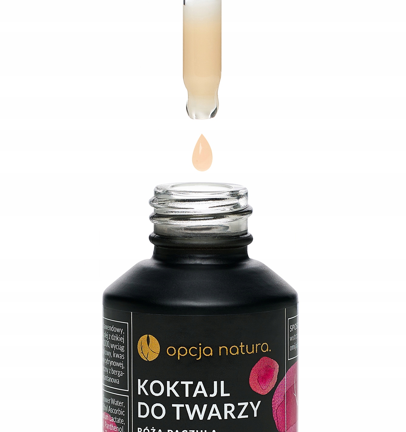 Pleťový koktejl Růže & pačuli, 30 ml, Opcja Natura