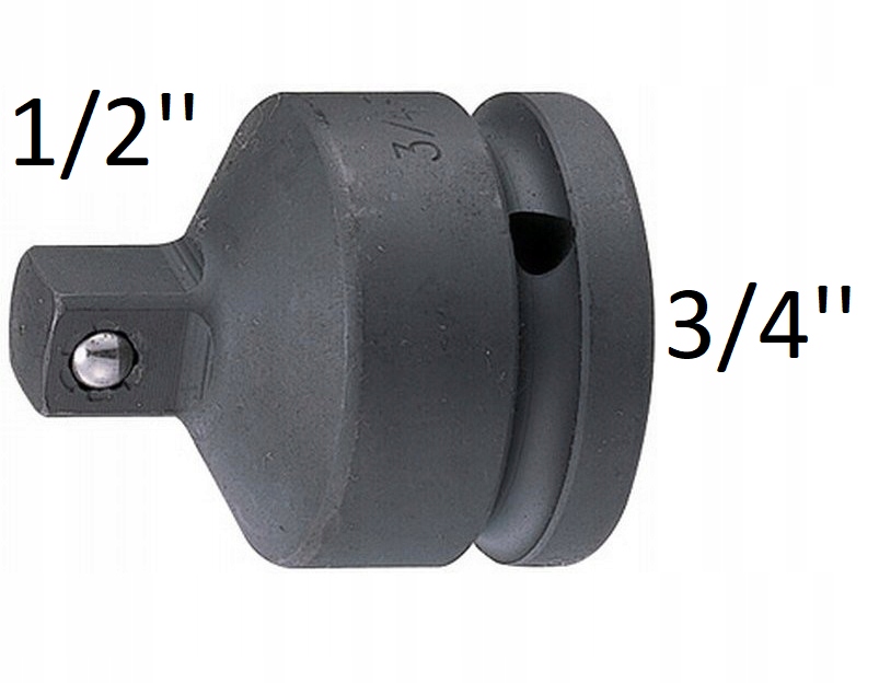 

Redukcja udarowa 3/4 na 1/2 cala Adapter 3/4x1/2