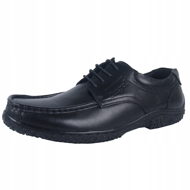 

Buty męskie skóra czarny mocny wygodny Luxpol