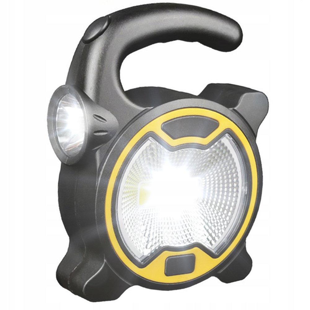 

Mocna Latarka Warsztatowa Lampa Led Cob Z Uchwytem