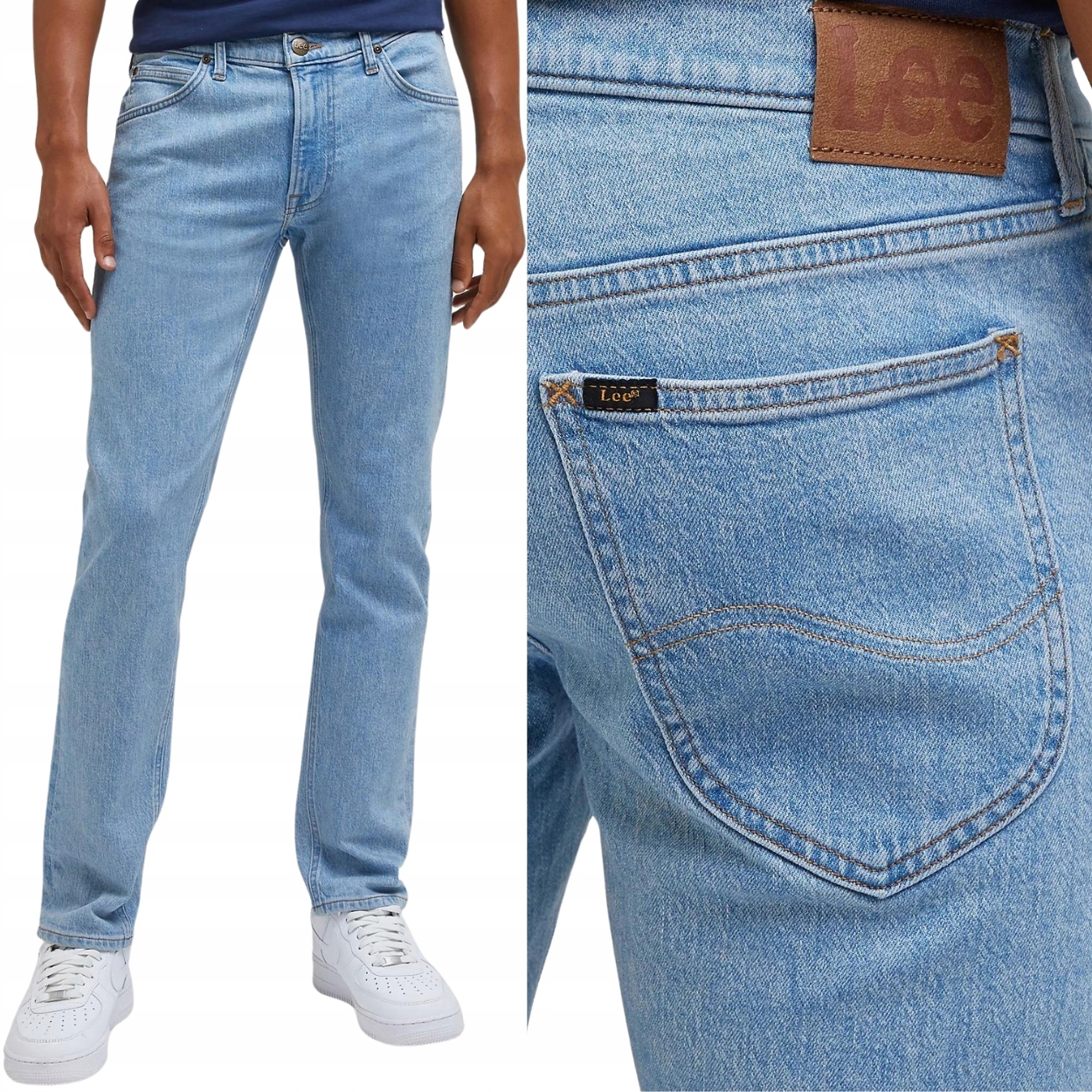 Lee Daren Electric Dreams Blue Džíny jednoduché pánské džínové kalhoty W38 L32