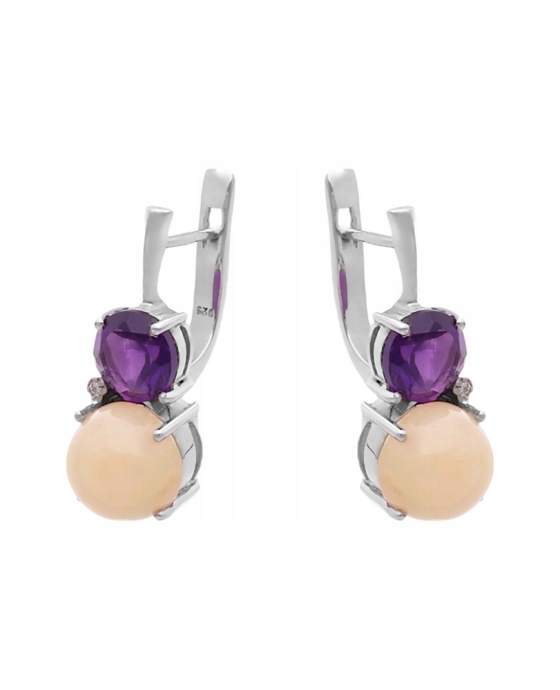 Stříbrné náušnice Ag Opal 3226-E-OPCAB-WP_2