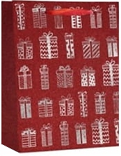 

Świąteczna Torebka Metaliczna Czerwona 24/17/8,5cm