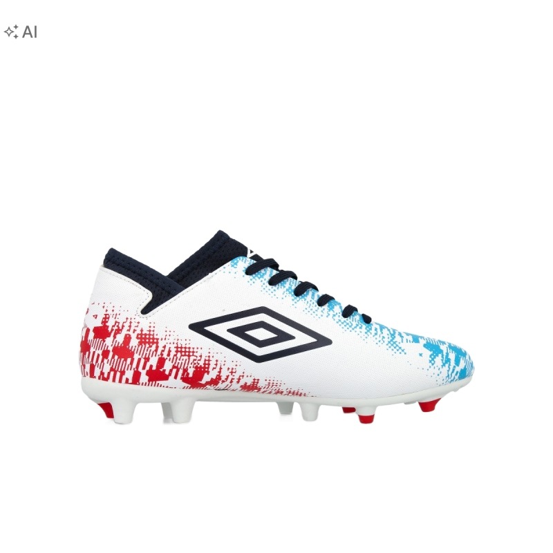 Umbro Biało Czerwone Korki Piłkarskie Lanki Z Grafiką 38 Cxa