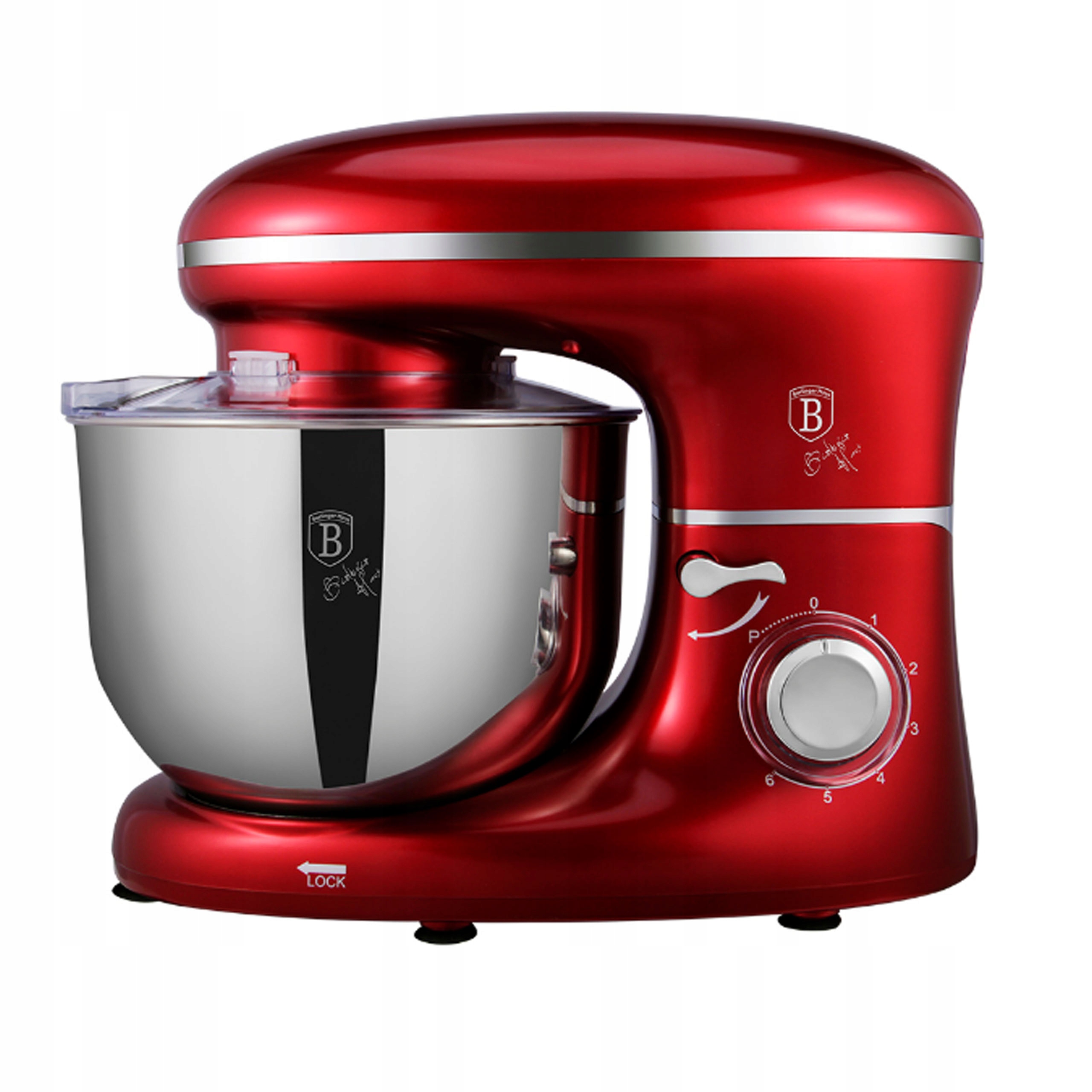 Berlingerhaus BH-9193 Kuchyňský robot 1300 W Burgundy Metallic Line