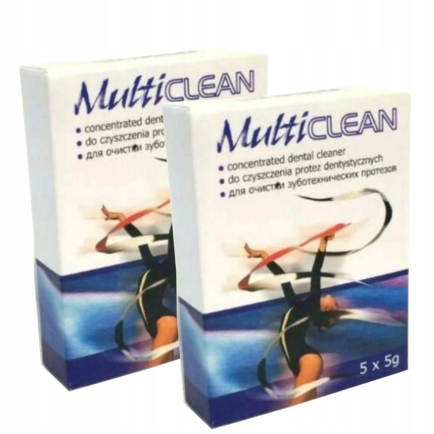

Multiclean 10 x 5g środek do czyszczenia protez
