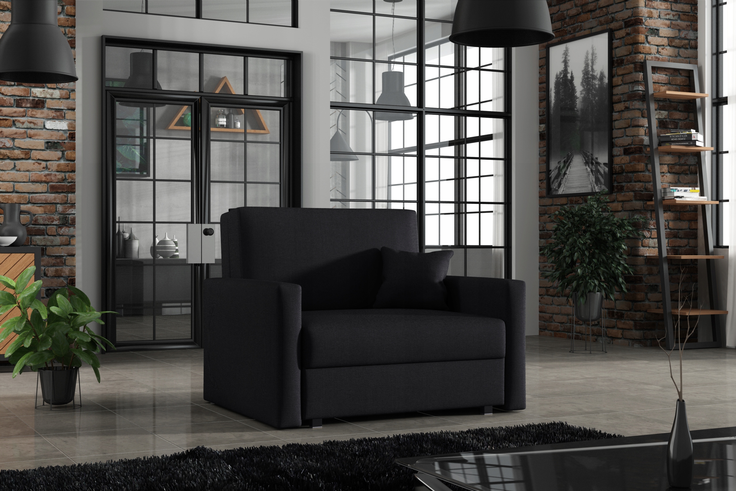 pojedyncza sofa VIVA I SMART rozkładany fotel Kolekcja DM-K