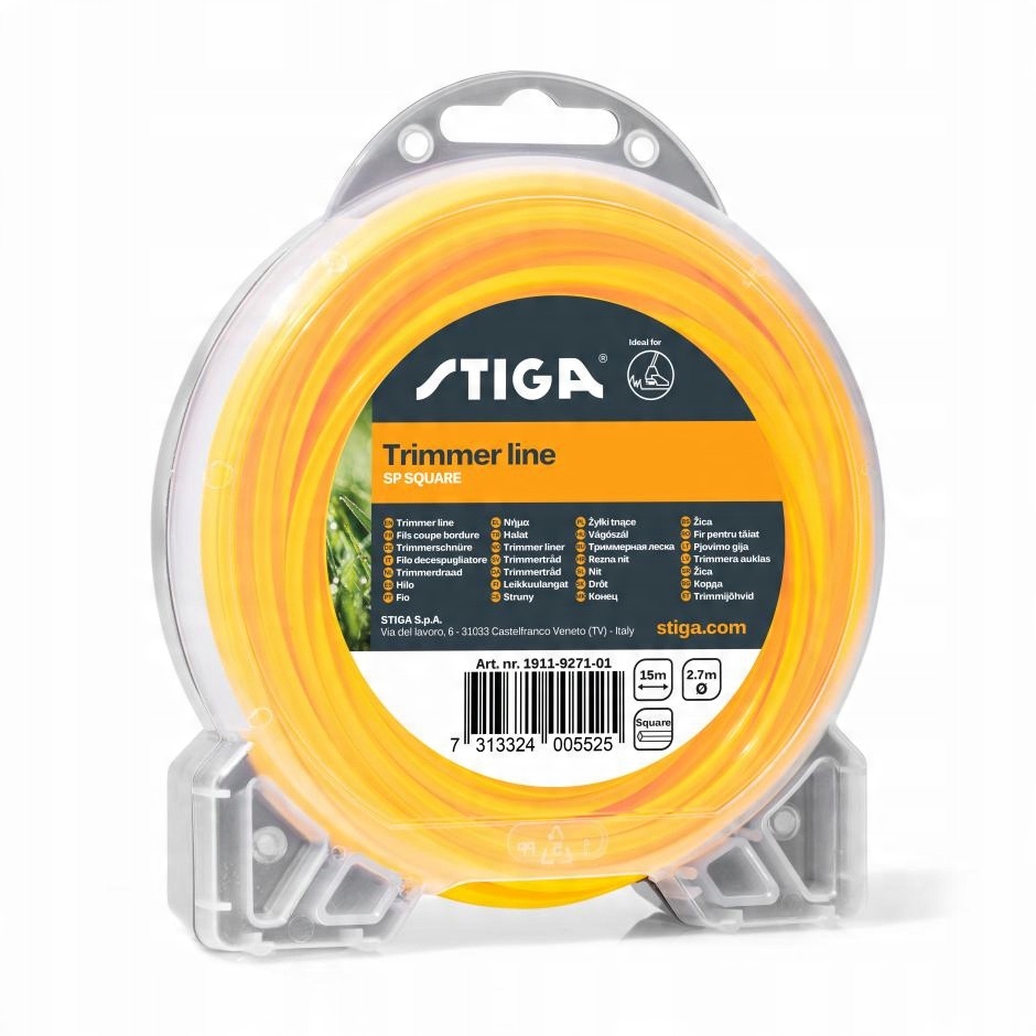 

Żyłka tnąca Stiga SP66 kwadrat 2,7 mm x 15 m