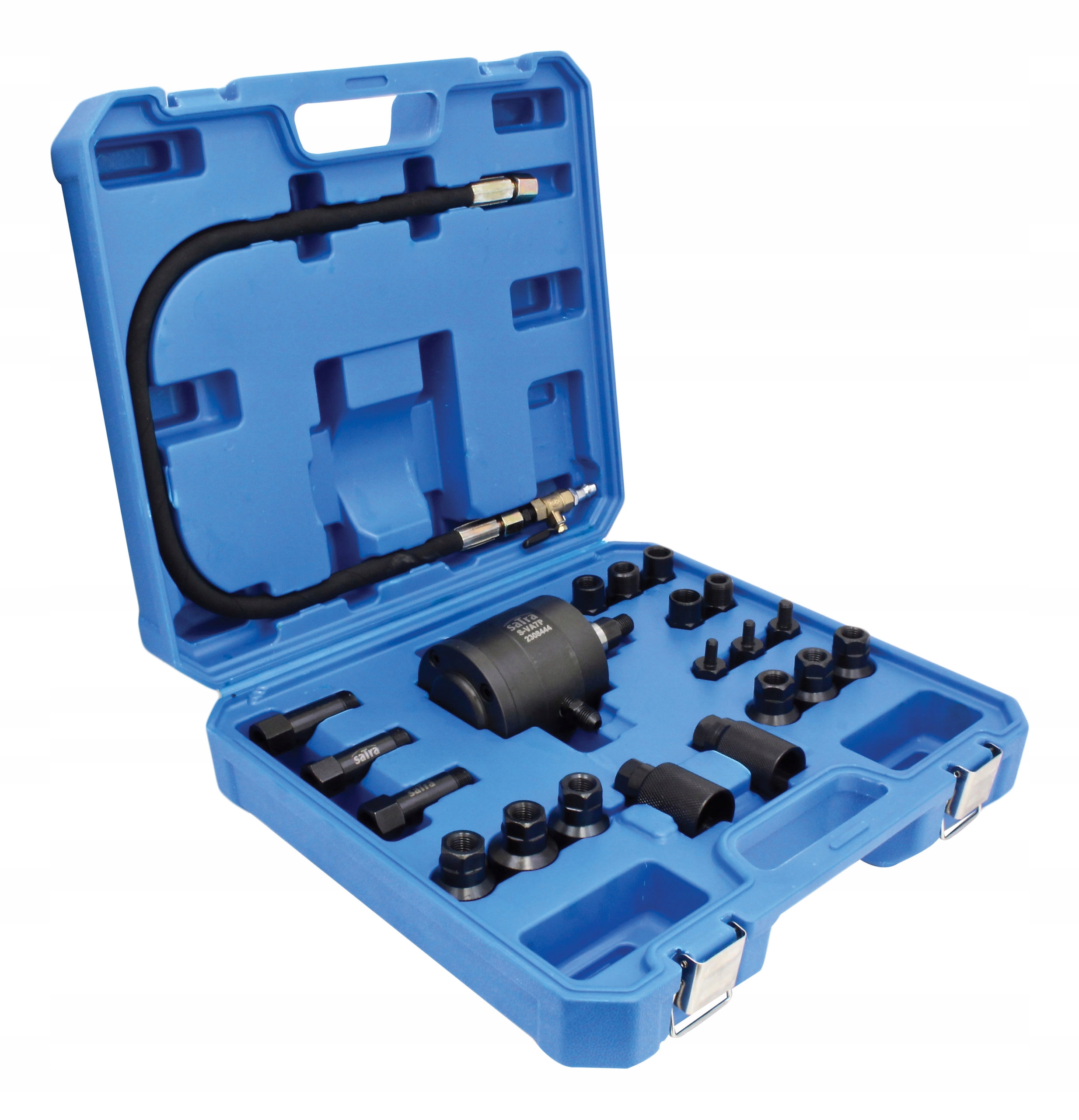 ŚCIĄGACZ PNEUMATYCZNY DO WTRYSKIWACZY SATRA 19 ADAPTERÓW Marka Satra
