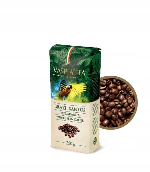 Kawa ziarnista Vaspiatta BRAZIL Santos 1kg Nazwa handlowa inna