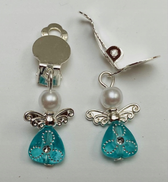 KLIPSY ŚWIĄTECZNE ręcznie wykonane ANIOŁKI