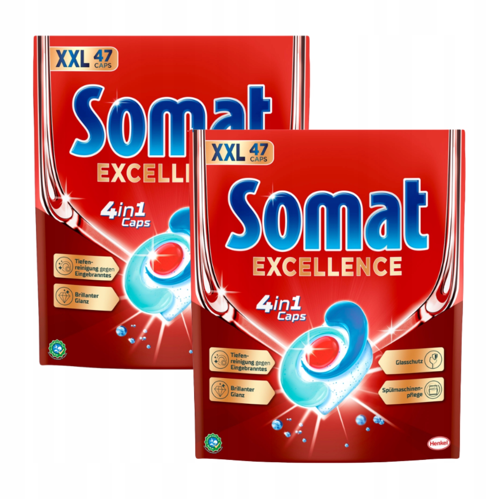 Levně 2x Somat Excellence 4v1 kapsle do myčky nádobí 47 ks